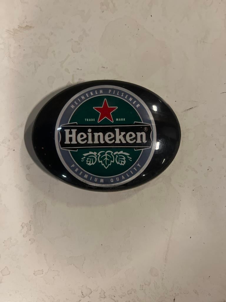 Ovale Heineken taplens, Ophalen, Gebruikt, Heineken
