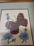 geborduurd schilderij vlinder, Ophalen of Verzenden, 'T Olde Gre-j, Info@toldegrej.nl, Endepoelstraat 20f Didam
