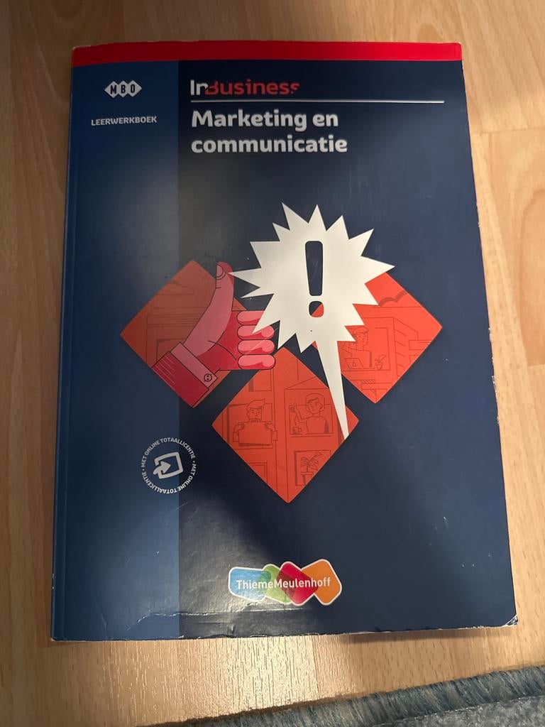 InBusiness Marketing en communicatie - Leerboek NCOI, Boeken, Ophalen of Verzenden, Gelezen, Economie en Marketing