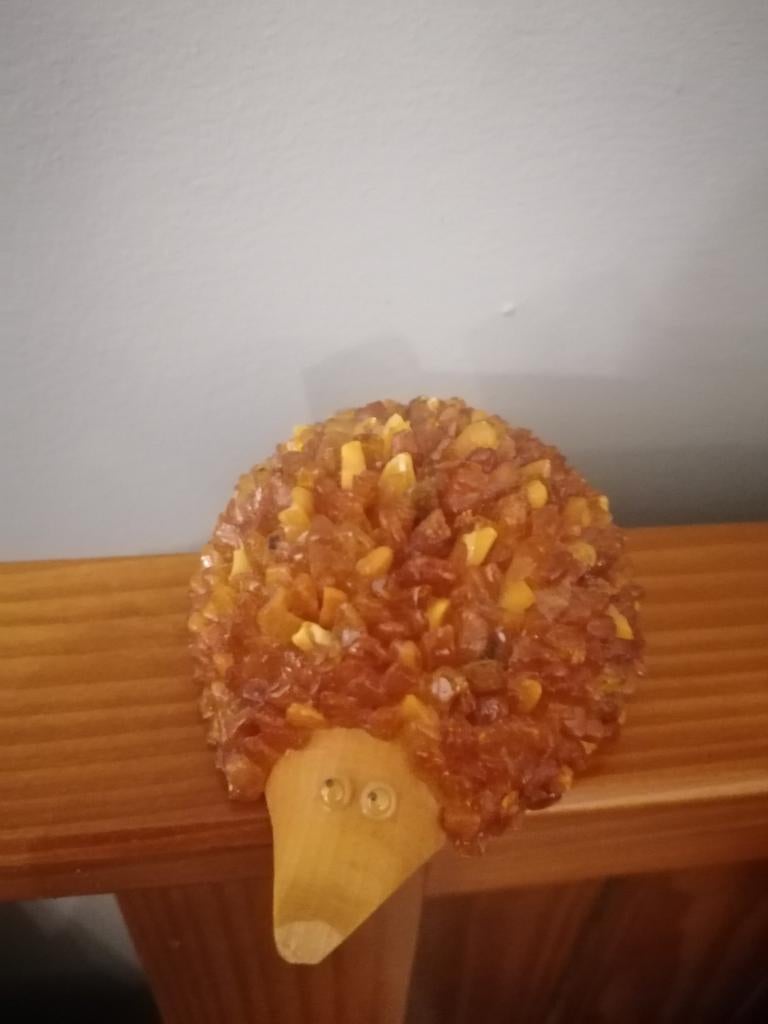 Barnsteen Egeltje, Verzamelen, Beelden en Beeldjes, Zo goed als nieuw, Dier, Ophalen of Verzenden