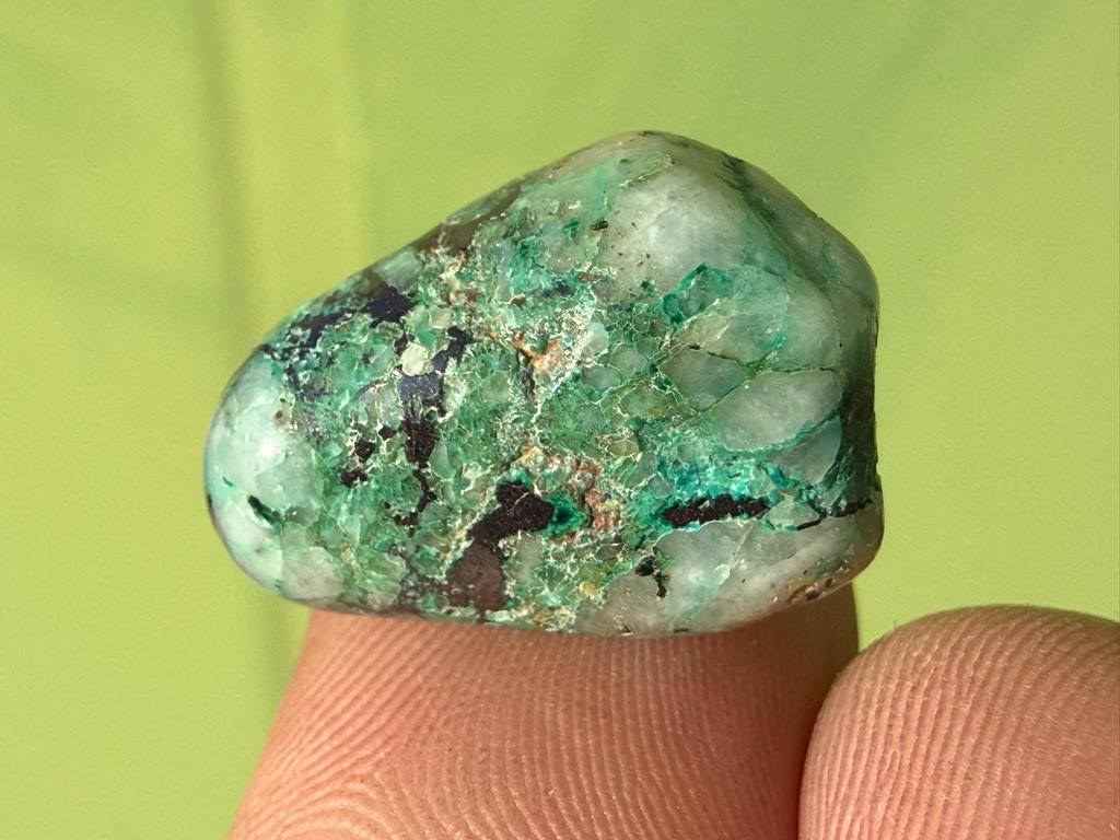 Chrysocolla in koper met Cupriet broekzaksteen mineralen, Ophalen of Verzenden, Mineraal