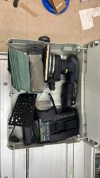 Festool rtsc 400 set accu, Ophalen of Verzenden, Zo goed als nieuw, Minder dan 600 watt, Vlakschuurmachine