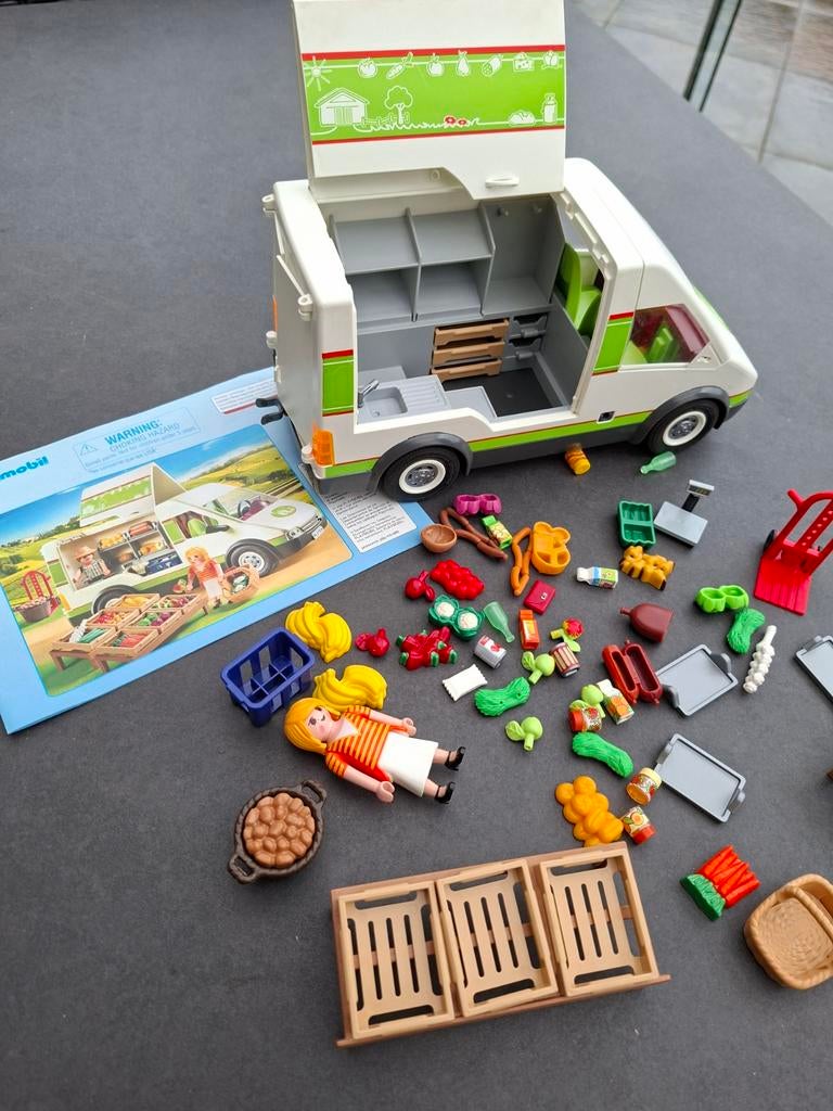 Playmobil Groentewagen met veel accessoires, Ophalen of Verzenden