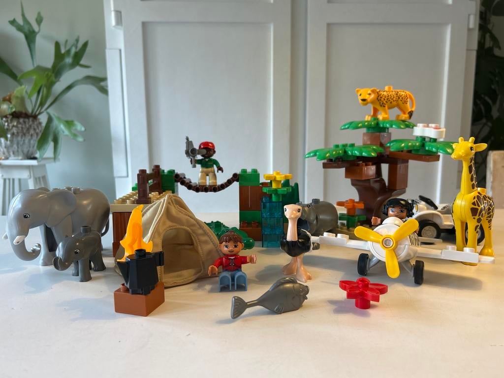 Duplo set 6156 Safari met boekje in winkel niet leverbaar, Kinderen en Baby's, Speelgoed | Duplo en Lego, Gebruikt, Ophalen of Verzenden