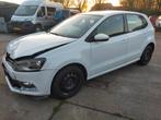 Volkswagen polo 1.2 tsi 6c 2015 highline voorschade, Auto diversen, Schadeauto's, Zwart, Handgeschakeld, 1200 cc, Benzine