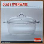 Nieuwe Berndes Glazen Ovenschaal met Deksel 20cm (2,5L), Ophalen of Verzenden, Nieuw