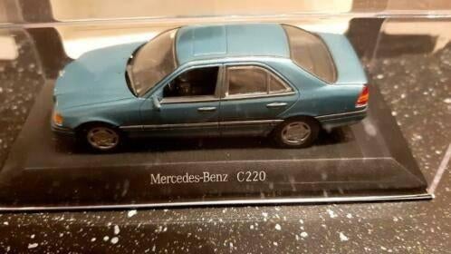 Minichamps Mercedes Benz C220 petrol van kleur, Ophalen of Verzenden, Nieuw, Auto, MiniChamps