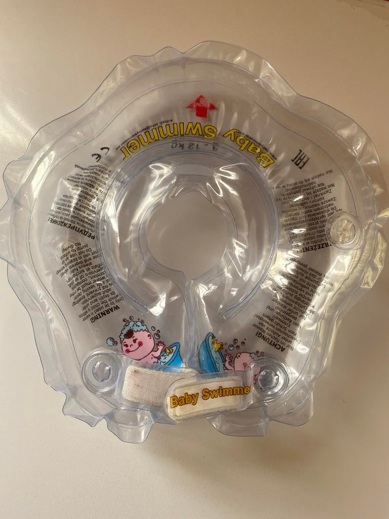 Baby Swimmer Nekband Zwemring voor Baby's 3-12 kg, Ophalen of Verzenden, Zo goed als nieuw