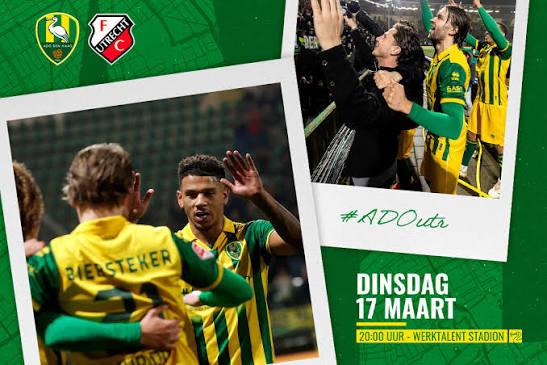 1 ado utrecht ticket middenoord te koop, Twee personen, Ticket of Toegangskaart