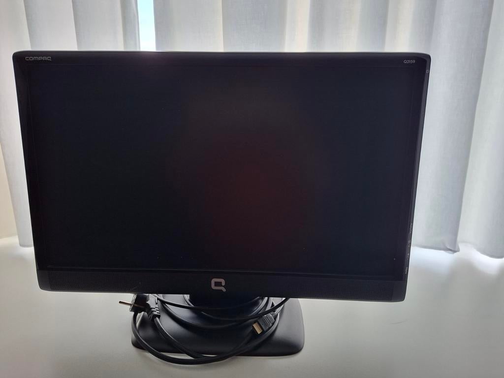 Compaq computerscherm met kabel, Ophalen, Gebruikt