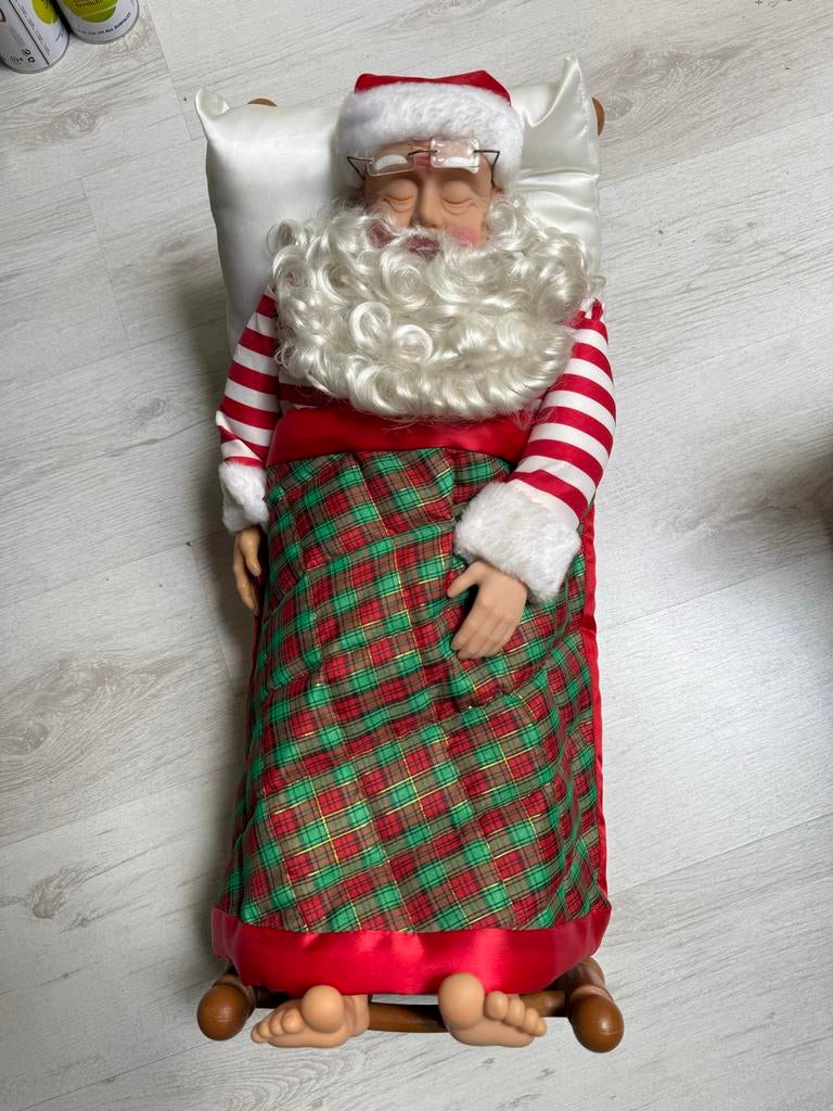 Slapende kerstman, Ophalen, Gebruikt