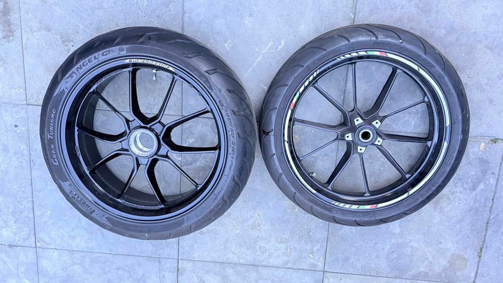 Multistrada 1200s velgen met banden, Motoren, Onderdelen | Ducati, Gebruikt, Ophalen of Verzenden