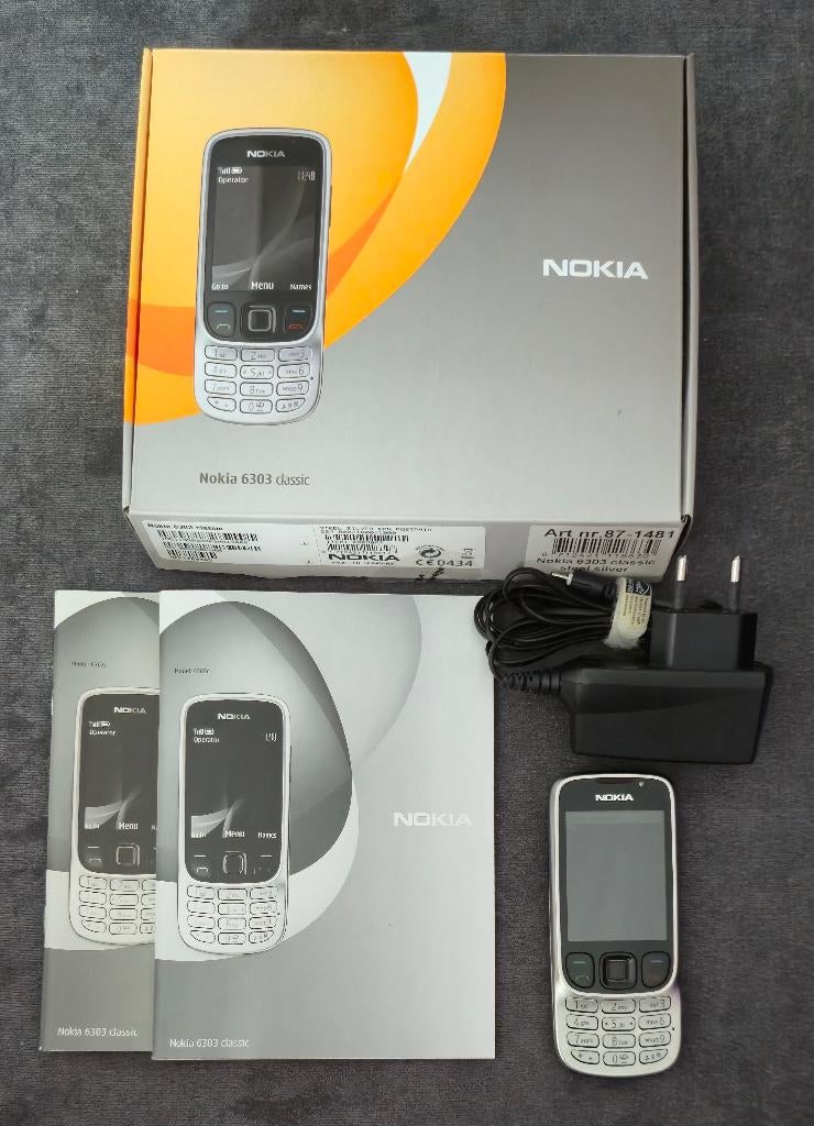 nokia 6303 classic silver, Gebruikt, Verzenden, 3 tot 6 megapixel, Zonder simlock