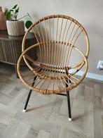 Mooie rotan kuipstoel, Ophalen, Bruin, Riet of Rotan, Zo goed als nieuw