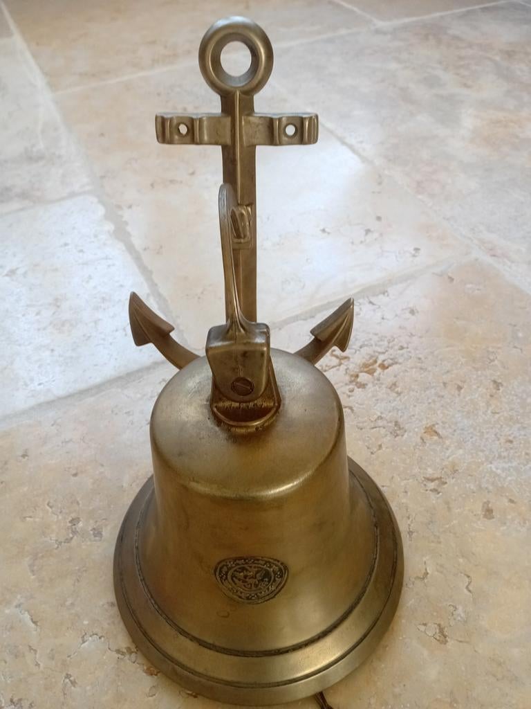 Antieke scheepsbel uit 1842 - Messing, Ophalen of Verzenden
