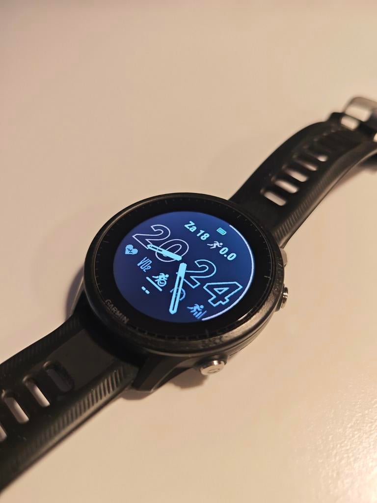 Garmin Forerunner 955 GPS Hardloop Smartwatch, krasvrij., Sieraden, Tassen en Uiterlijk, Sporthorloges, Ophalen, Gebruikt, Zwart