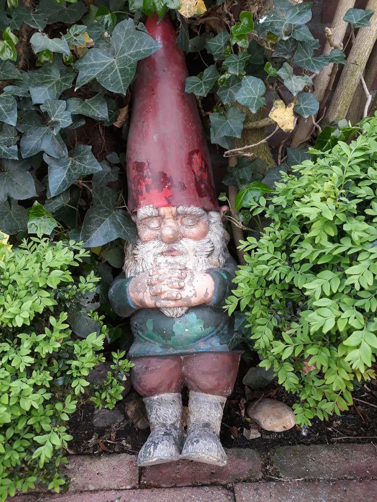 tuinkabouter van Rien Poortvliet, Tuin en Terras, Tuinbeelden, Verzenden, Gebruikt, Kunststof, Tuinkabouter
