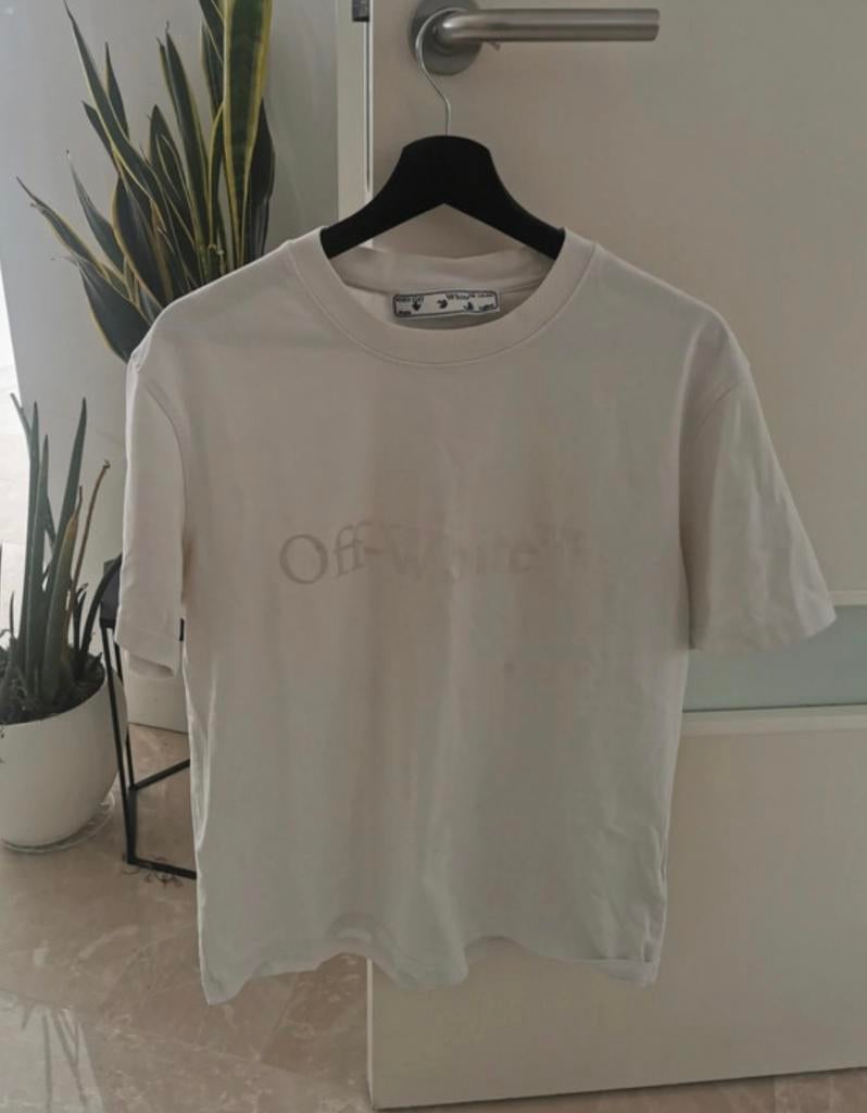 Off-White Degrade White Tee, Kleding | Heren, T-shirts, Zo goed als nieuw, Maat 46 (S) of kleiner, Wit, Ophalen of Verzenden