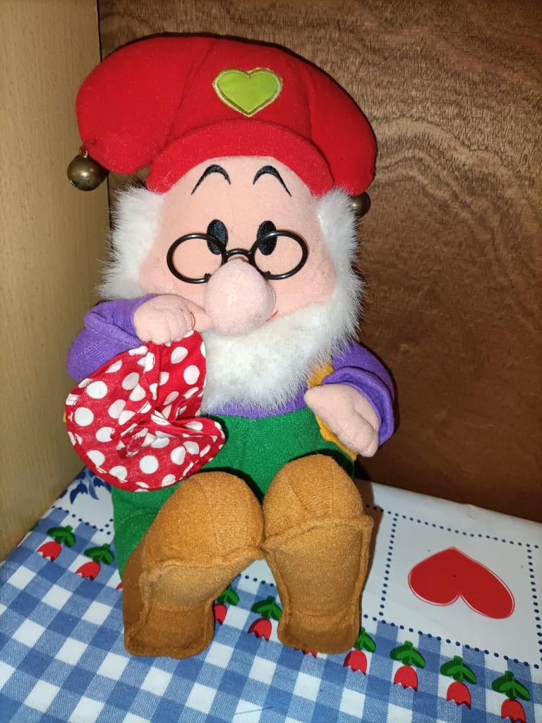 Kabouter Plop knuffel 30 cm groot Nicotoy, Ophalen of Verzenden, Zo goed als nieuw, Overige typen