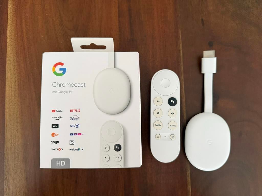 Google Chromecast TV streamer HD, Ophalen of Verzenden, Zo goed als nieuw