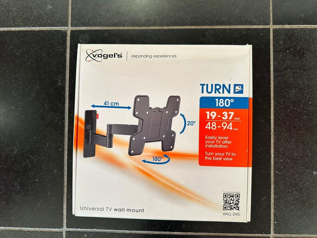 Vogel's muurbeugel voor platte TV, Ophalen of Verzenden, Zo goed als nieuw