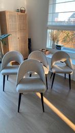 Kave Home Eetkamerstoelen beige stof, Ophalen, Japandi, Bruin, Zo goed als nieuw