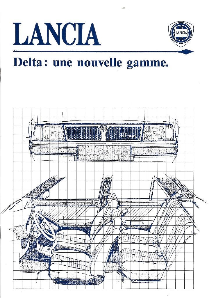 LANCIA DELTA mediabrochure, Ophalen of Verzenden, Zo goed als nieuw, Overige merken
