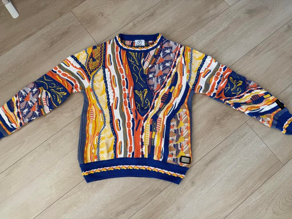 Nette Carlo Colucci trui - Maat M - Prachtige kleuren, Kleding | Heren, Truien en Vesten, Zo goed als nieuw, Maat 48/50 (M), Overige kleuren