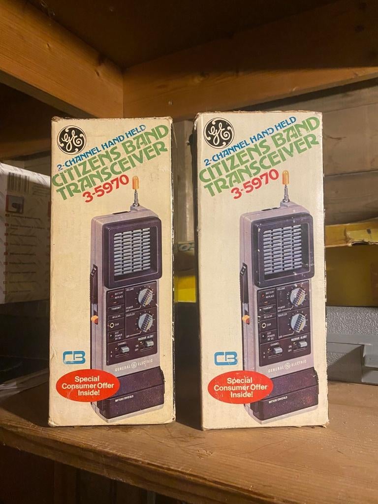 General Electric Citizens-Band-Transceiver 3-5970, Telecommunicatie, Ophalen of Verzenden, Zo goed als nieuw, 2 to 5 km, Portofoon of Walkie-talkie