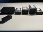Docking station met HDD's, Ophalen, Gebruikt, 4TB en 2TB, Diverse merken (o.a. Western Digital, Seagate)