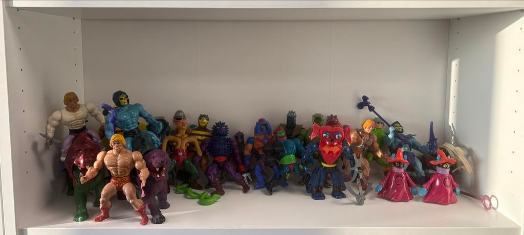 Grote collectie vintage He-Man Masters of the Universe figur, Ophalen of Verzenden, Gebruikt