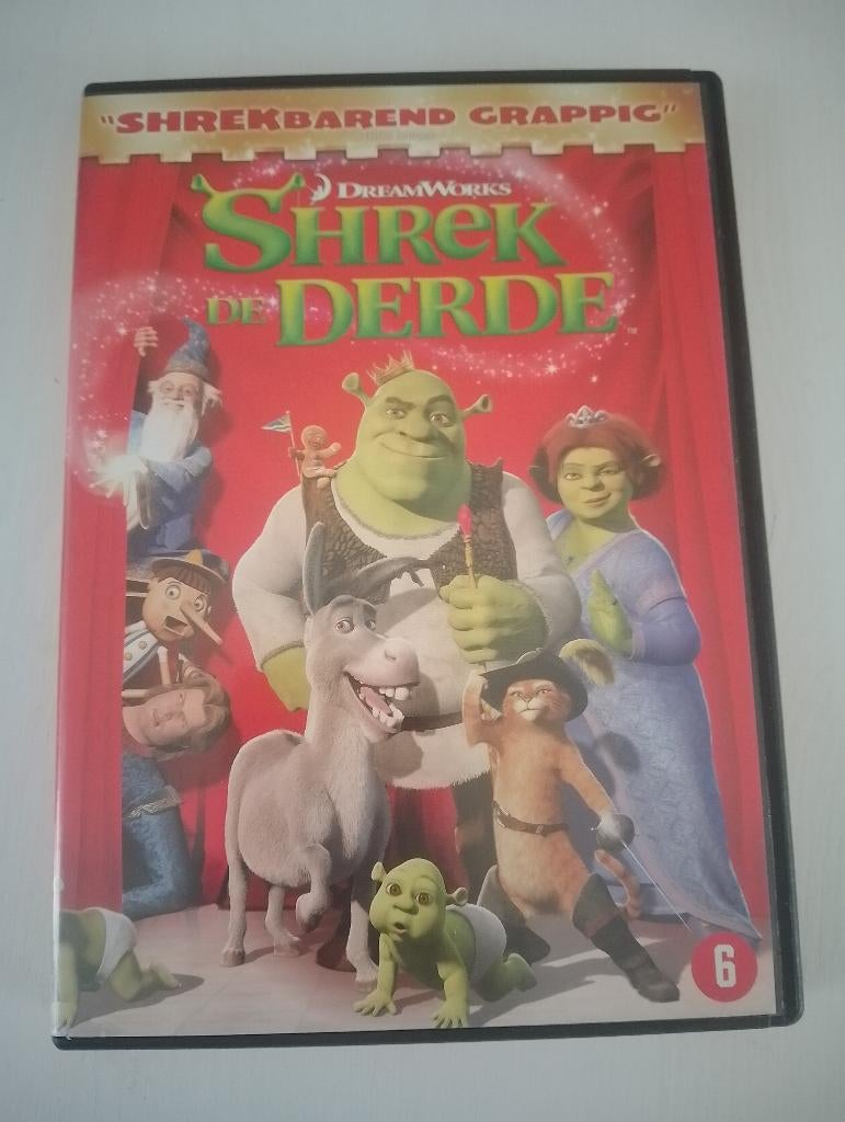 Shrek de Derde - DVD, Vanaf 6 jaar, Ophalen of Verzenden, Zo goed als nieuw, Amerikaans