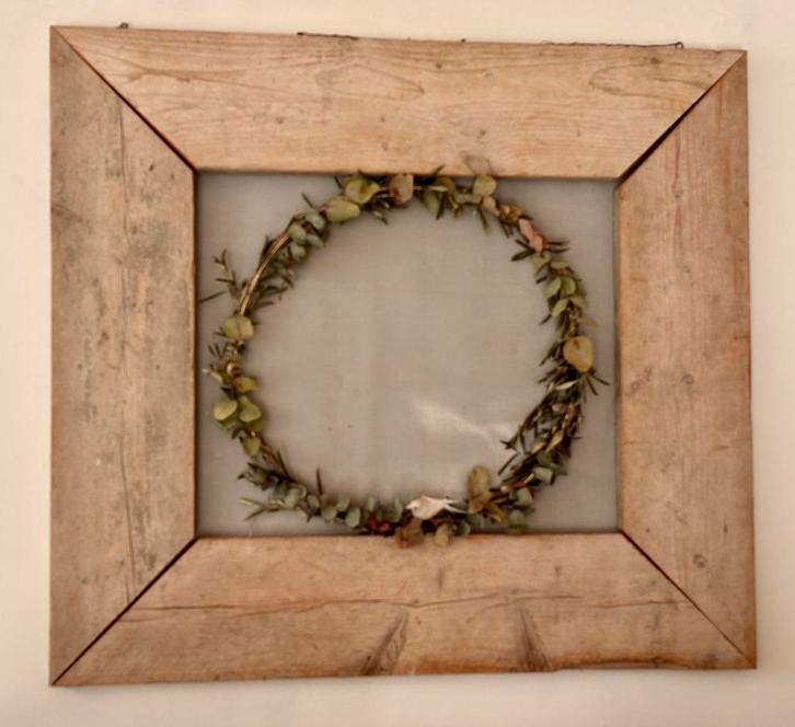 Lijst steigerhout orgineel, Huis en Inrichting, Woonaccessoires | Lijsten, Zo goed als nieuw, 75 cm of meer, Hout, Ophalen