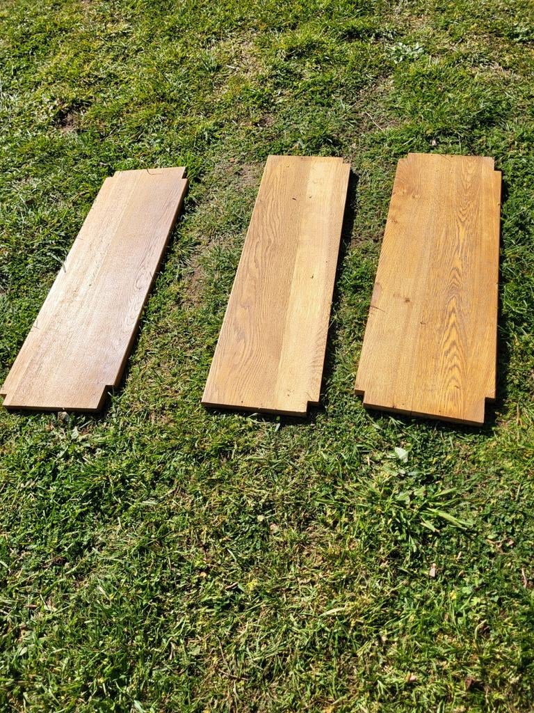 Degelijke eiken planken (3-5 stuks) 27x90x2 cm, Doe-het-zelf en Verbouw, Hout en Planken, Ophalen