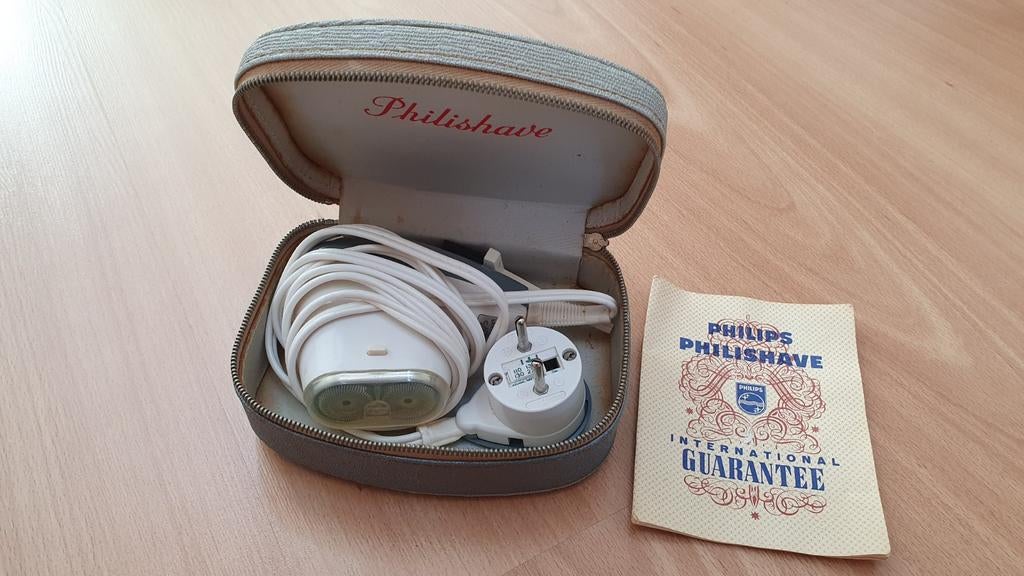 Philips Philishave vintage (1963), Ophalen of Verzenden, Gebruikt, Scheren en Epileren