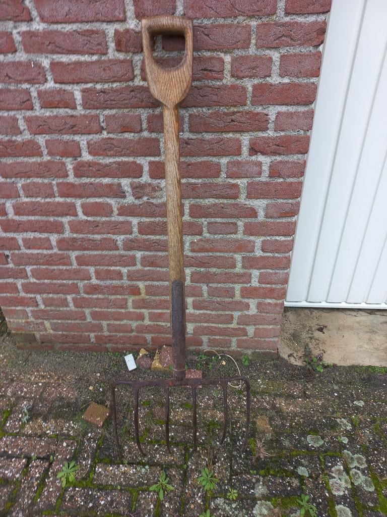 Robuuste riek met 6 tanden in prima staat, Ophalen, Gebruikt, Vork