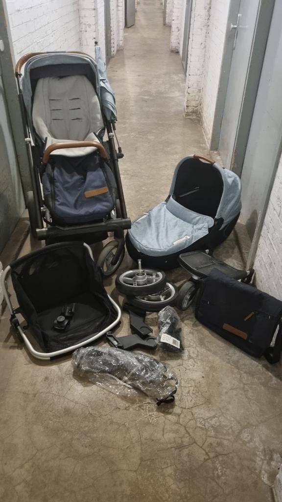 Mutsy Igo kinderwagen met reiswieg, zitje, maxi cosi, Ophalen, Gebruikt, Combiwagen, Mutsy