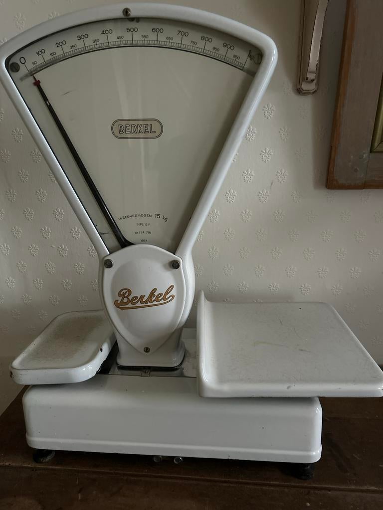 Vintage Berkel Weegschaal - Type E.F. (1954), Antiek en Kunst, Antiek | Keukenbenodigdheden, Ophalen