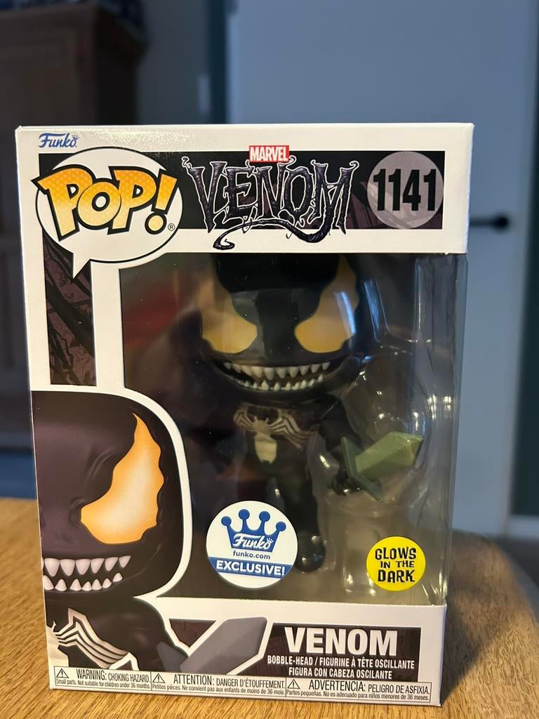 Funko pop! Marvel Venom Glow Exclusive 1141, Ophalen of Verzenden, Zo goed als nieuw
