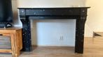 Zeer mooie marmeren schouw 130 cm breed 103 cm hoog, Huis en Inrichting, Ophalen, Gebruikt, Vrijstaande haard