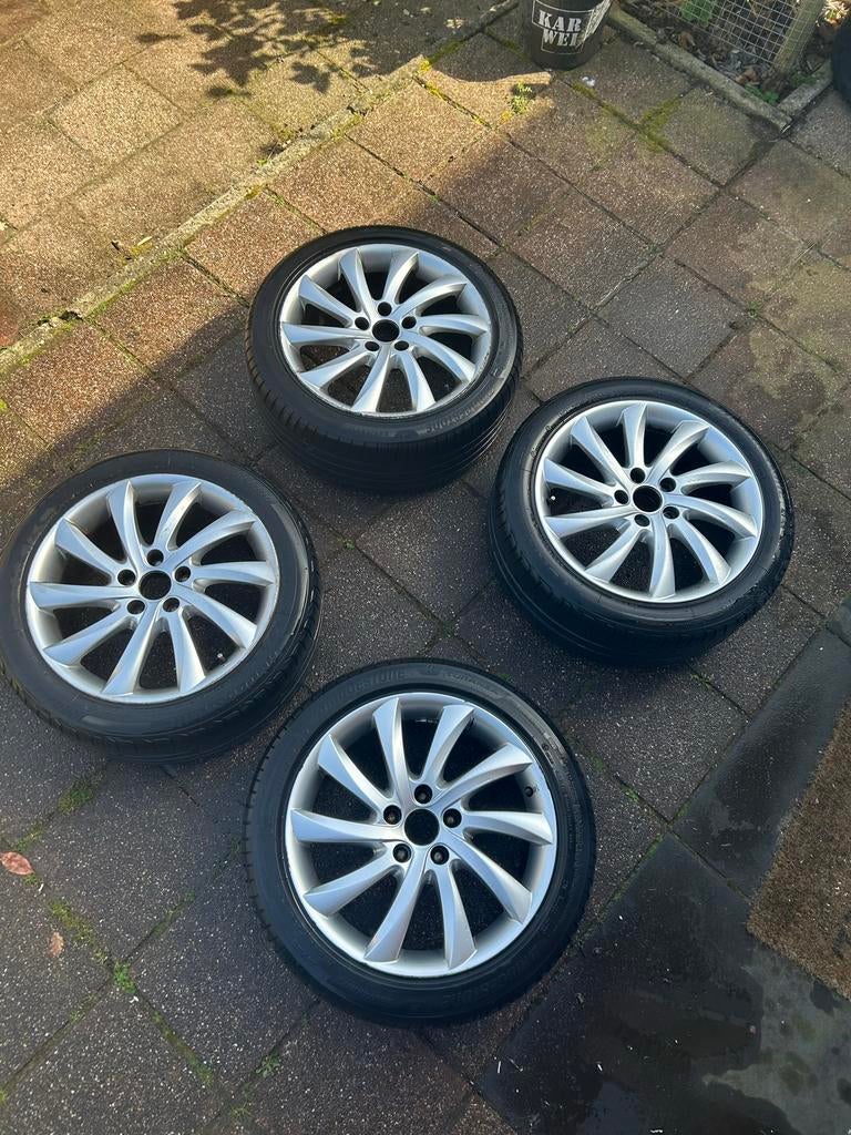 Alfa Romeo Giulietta 17 inch Turbina velgen 5x110, Ophalen, Gebruikt, Velg(en), 17 inch