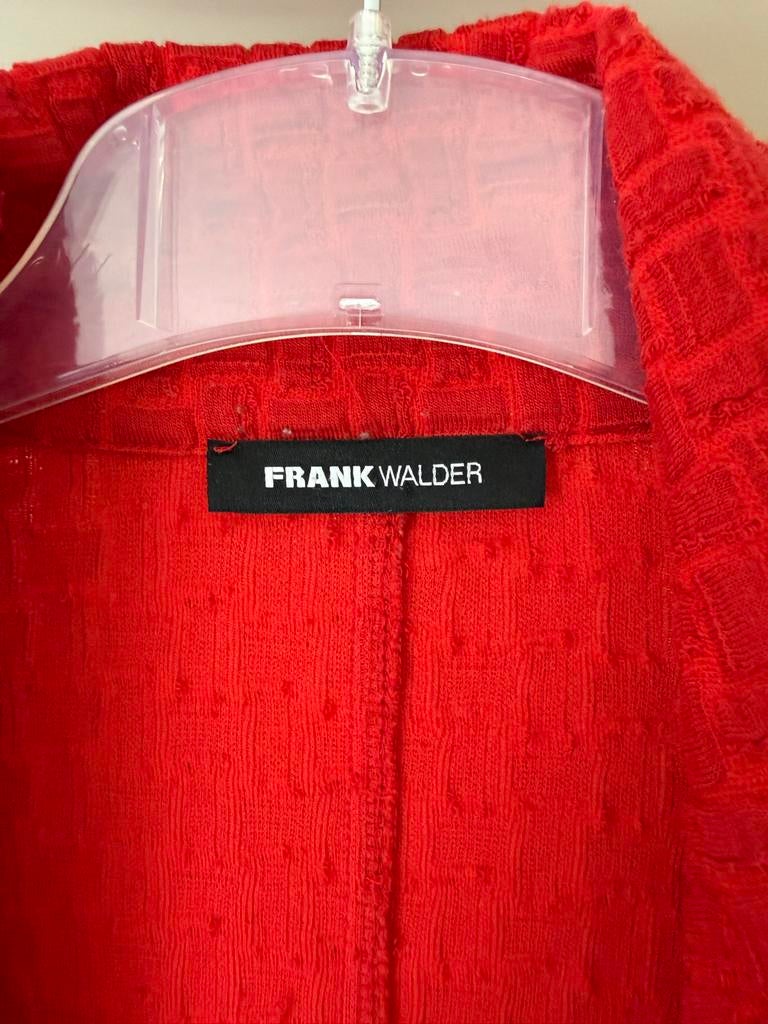 Frank Walder jasje maat 48, Ophalen of Verzenden, Gedragen, Maat 46/48 (XL) of groter, Rood