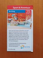 De Scheg entree €7,50 p.p. maximaal 4 personen, Drie personen of meer, Kortingsbon, Overige typen