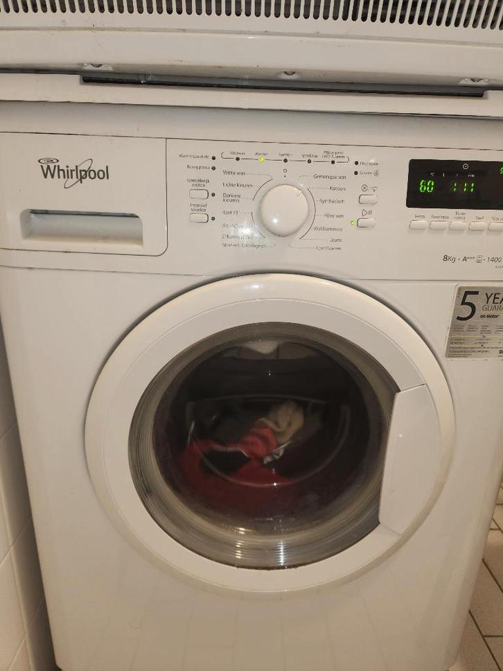 Wasmachine whirlpool en droger AEG, Witgoed en Apparatuur, Wasmachines, Gebruikt, 85 tot 90 cm, 1200 tot 1600 toeren, Energieklasse A of zuiniger