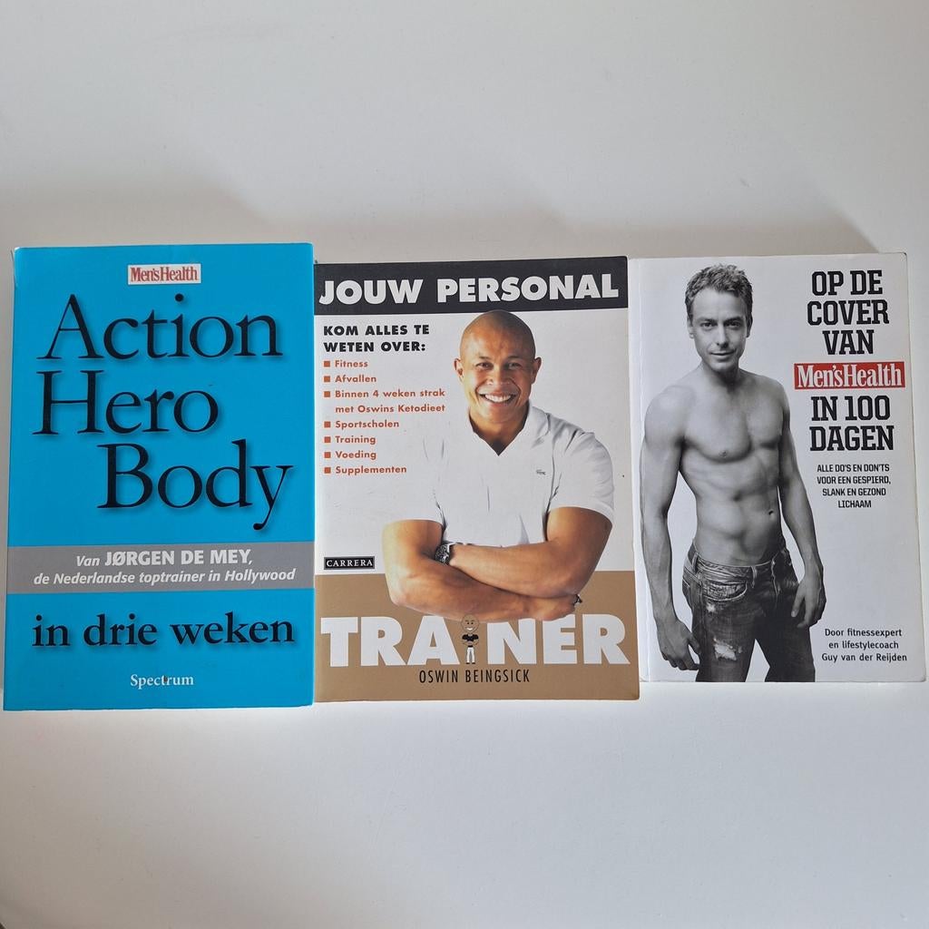 3 boeken over fitness en training, Boeken, Sportboeken, Ophalen of Verzenden