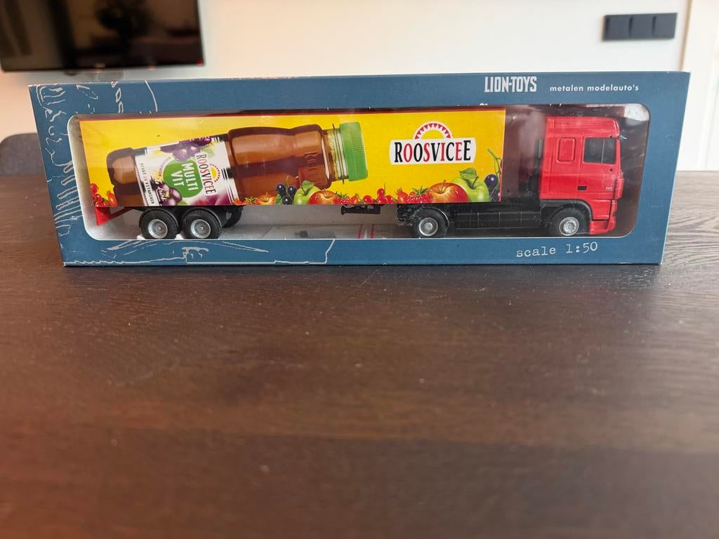Lion Toys Miniatuur Vrachtwagen Roosvicee 1:50, Ophalen, Nieuw, Bus of Vrachtwagen, Lion Toys