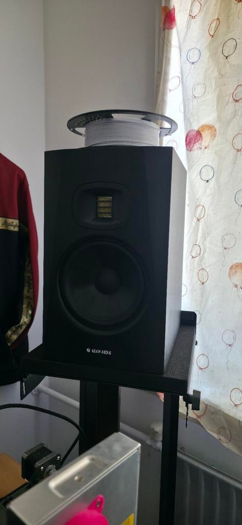 Adam Audio T7V Studio Set met T10s Subwoofer & Focusrite, Zo goed als nieuw, Complete surroundset, 120 watt of meer, Ophalen