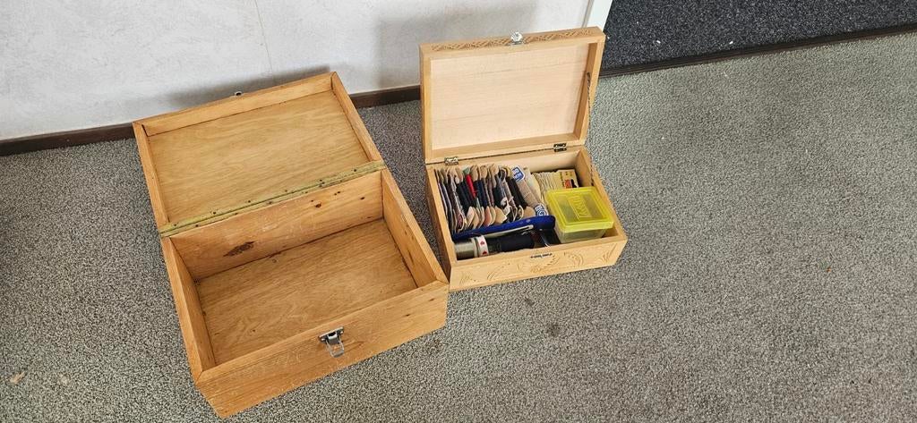 Kistjes. Kisten. Hout., 100 cm of meer, 60 cm of meer, Ophalen of Verzenden, Zo goed als nieuw