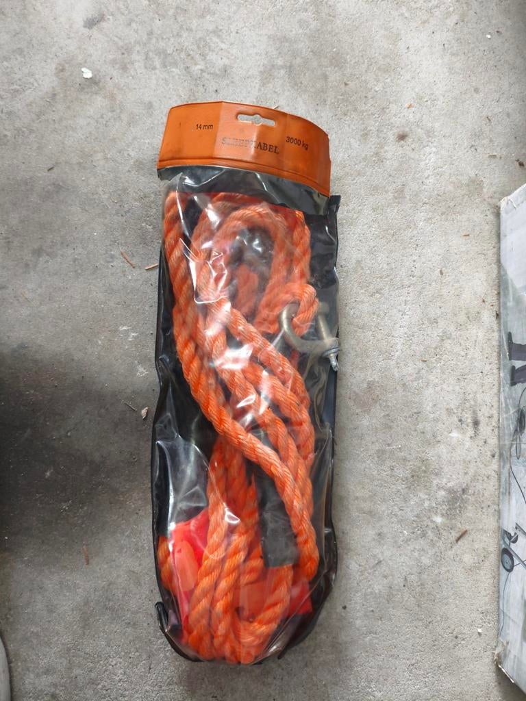 Sleepkabel 14 mm 3000 kg, Ophalen of Verzenden, Zo goed als nieuw