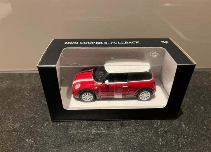 Mini Cooper S Pullback modelauto rood NIEUW, Ophalen of Verzenden, Nieuw, Auto, Overige merken